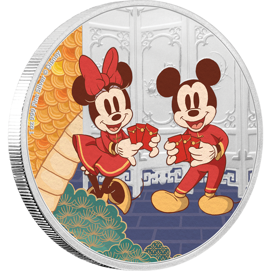 ディズニー：子年「寿」 2ドル銀貨（ニウエ） - MARUのコイン収集記
